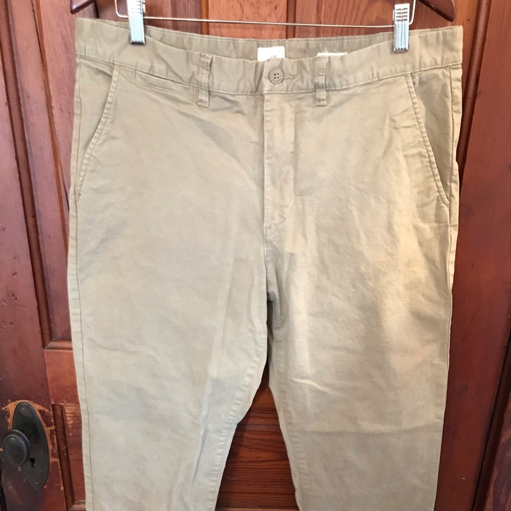 H&M Men’s Slim Fit Stretch Chino Pants Size 36/32